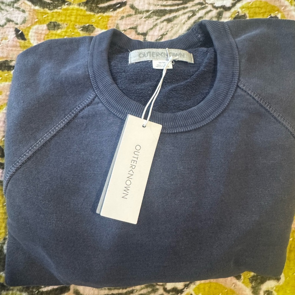 Outerknown Men's Deep Blue Crewneck Sweater